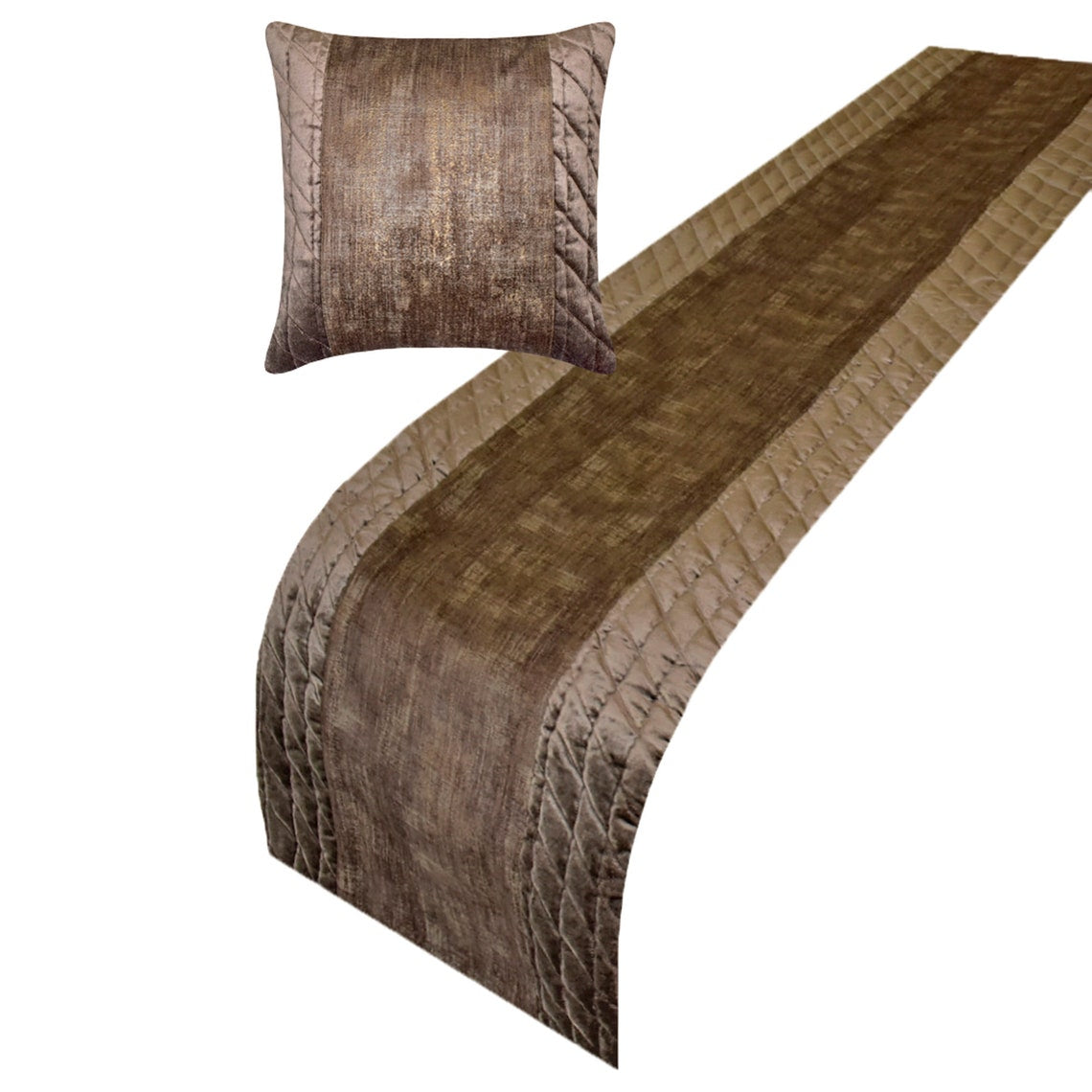 Bourbon Bliss Decorative Bed Runner and Pillow Cover