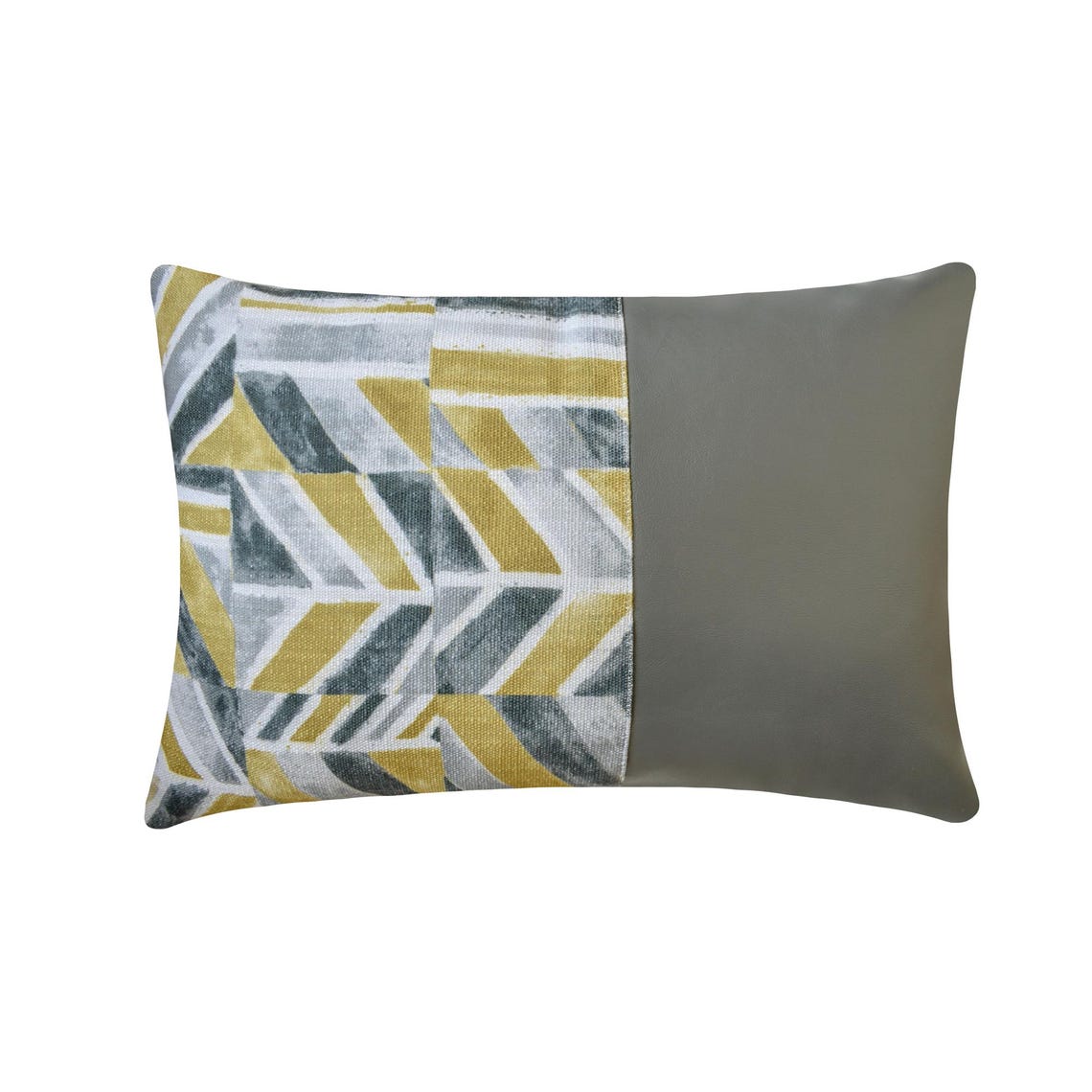 Playful Patch Lumbar Pillow Cover