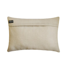 Viola - Beige Linen Lumbar Pillow Cover