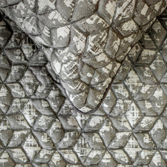 Atria - Jacquard Gray Decorative Bed Runner and Pillow Cover