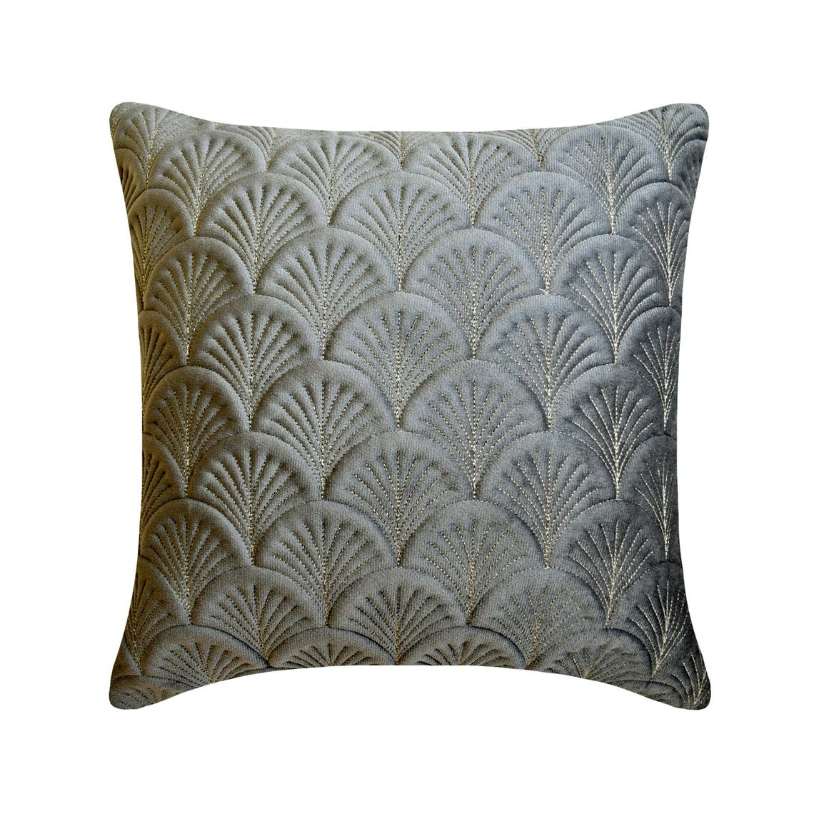 Enchanted Gray Throw Pillow Cover
