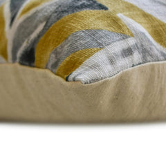 Assemblage - Chartreuse Green Cotton Canvas Lumbar Pillow Cover