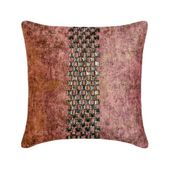 Rust Shards Throw Pillow Cover