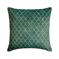 Nour Teal Throw Pillow Cover