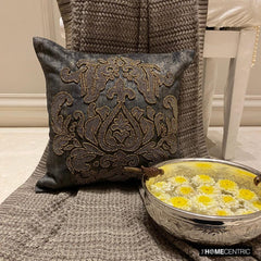 Aureate Graphite Throw Pillow Cover
