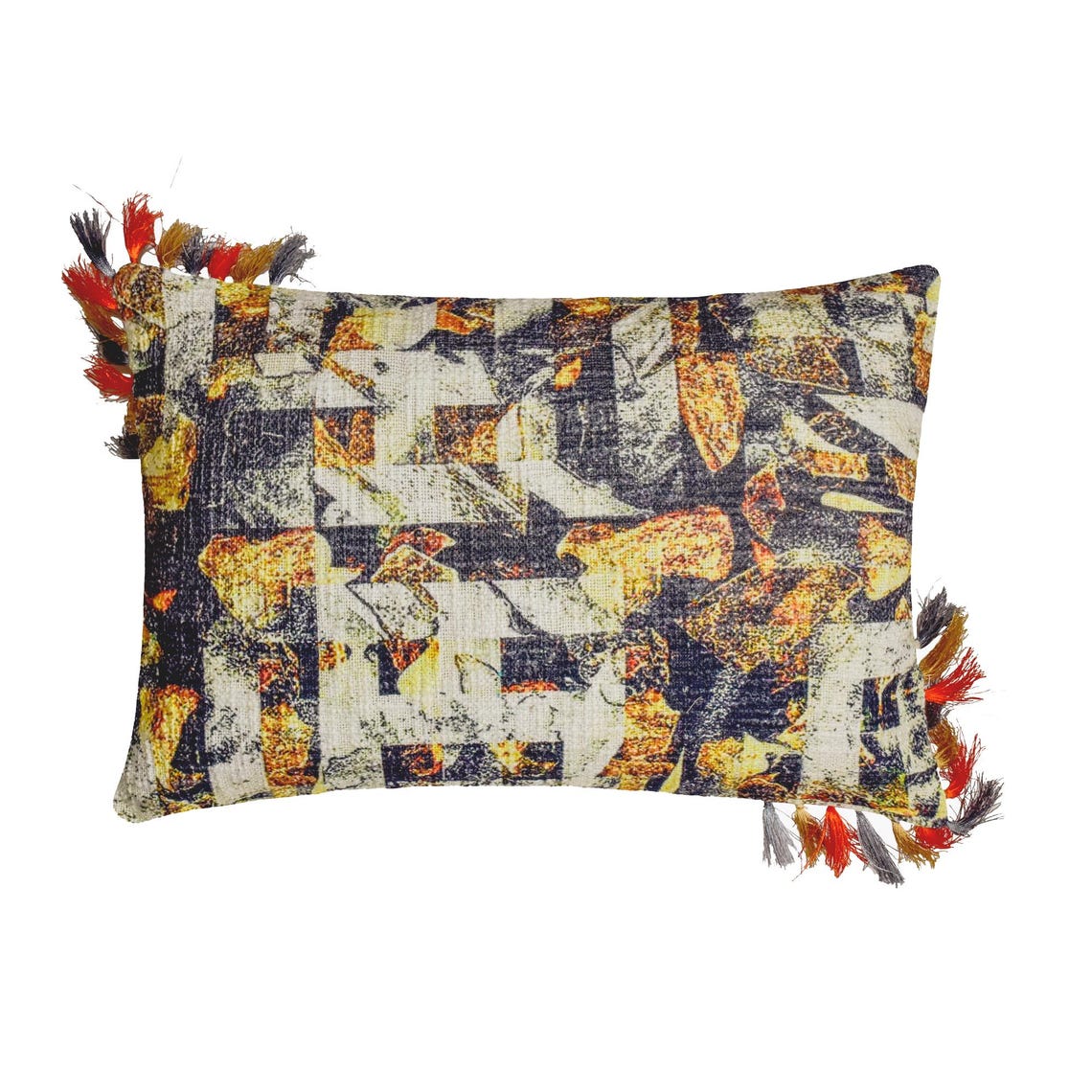 Twilight Ember Lumbar Pillow Cover