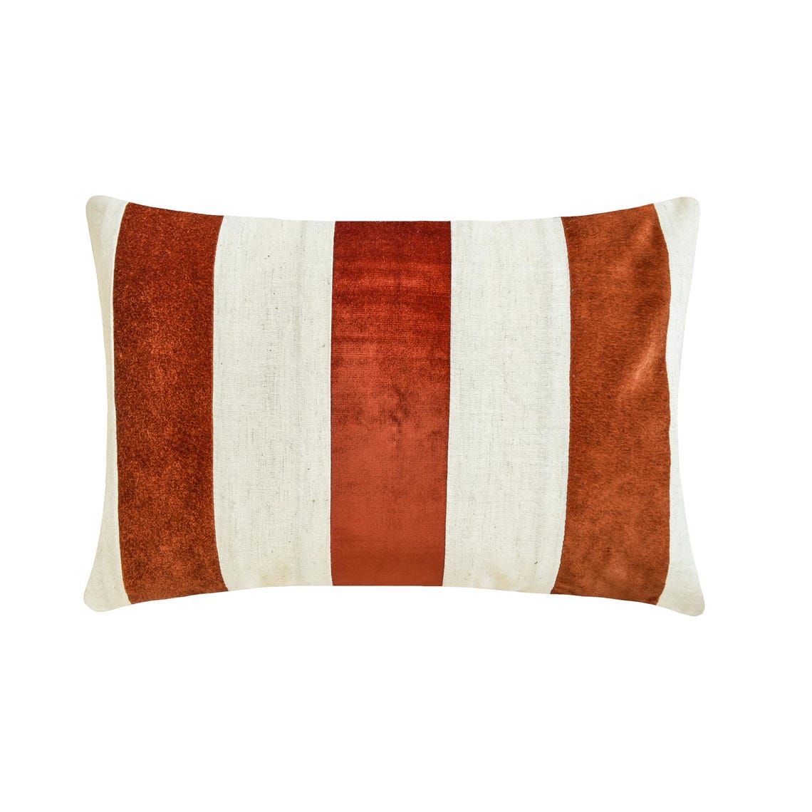Swathe Orange Lumbar Pillow Cover