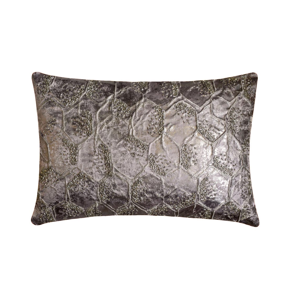 Silvery Lavender Lumbar Pillow Cover