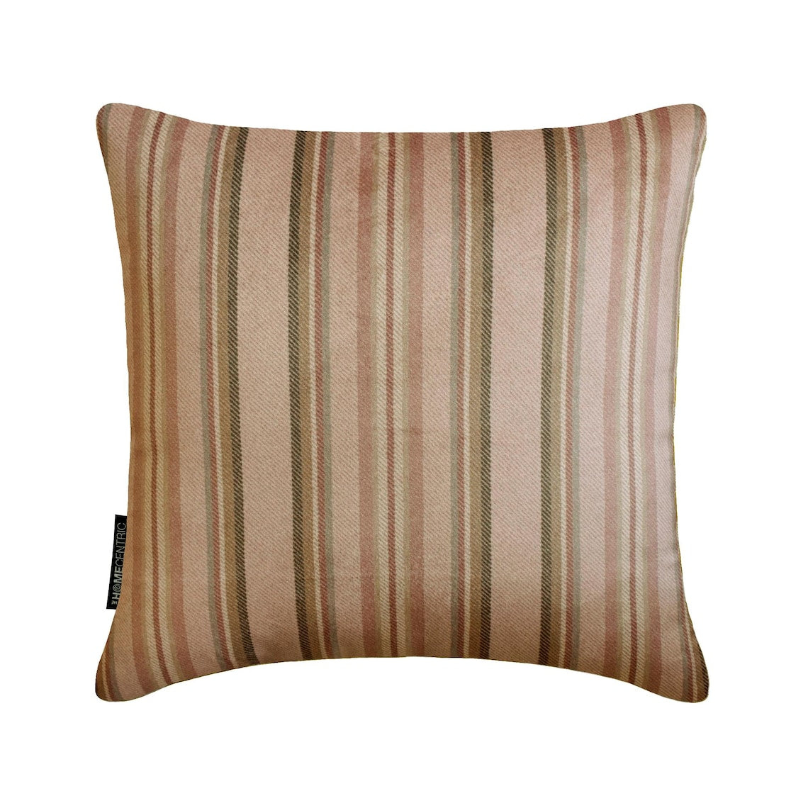 Stripe Flow Pink - Pink Velvet Stripes Throw Pillow Cover