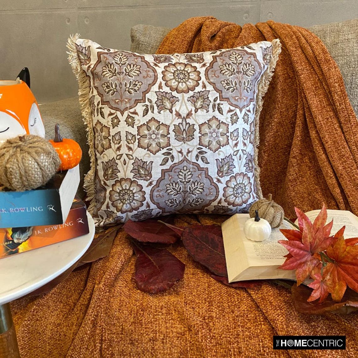 Autumn Serenade Throw Pillow Cover