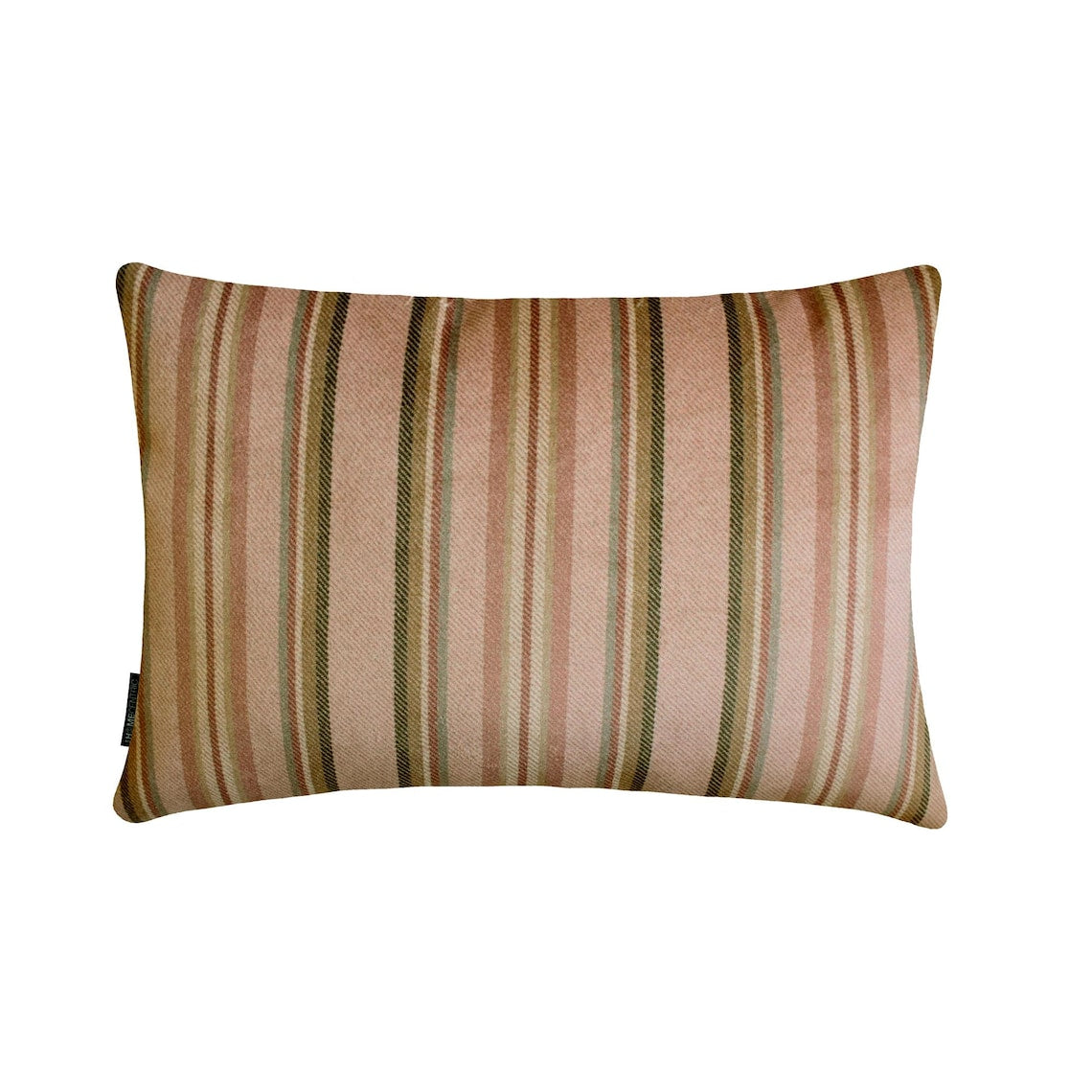 Linear Stripe Pink Lumbar Pillow Cover