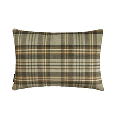 Plaidflow Gray Lumbar Pillow Cover