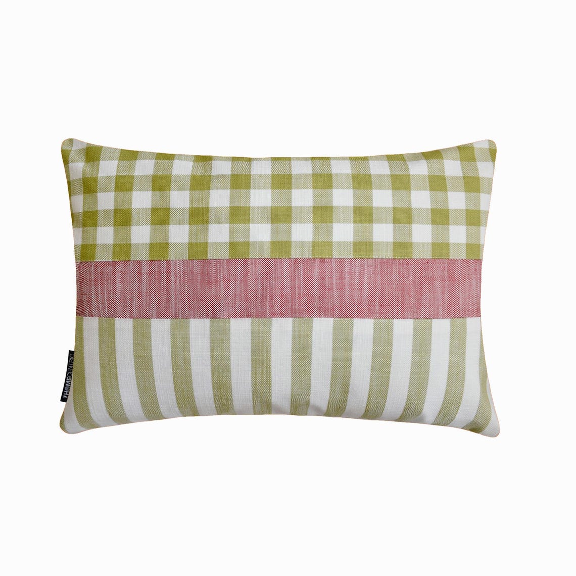 Holiday Grid Lumbar Pillow Cover