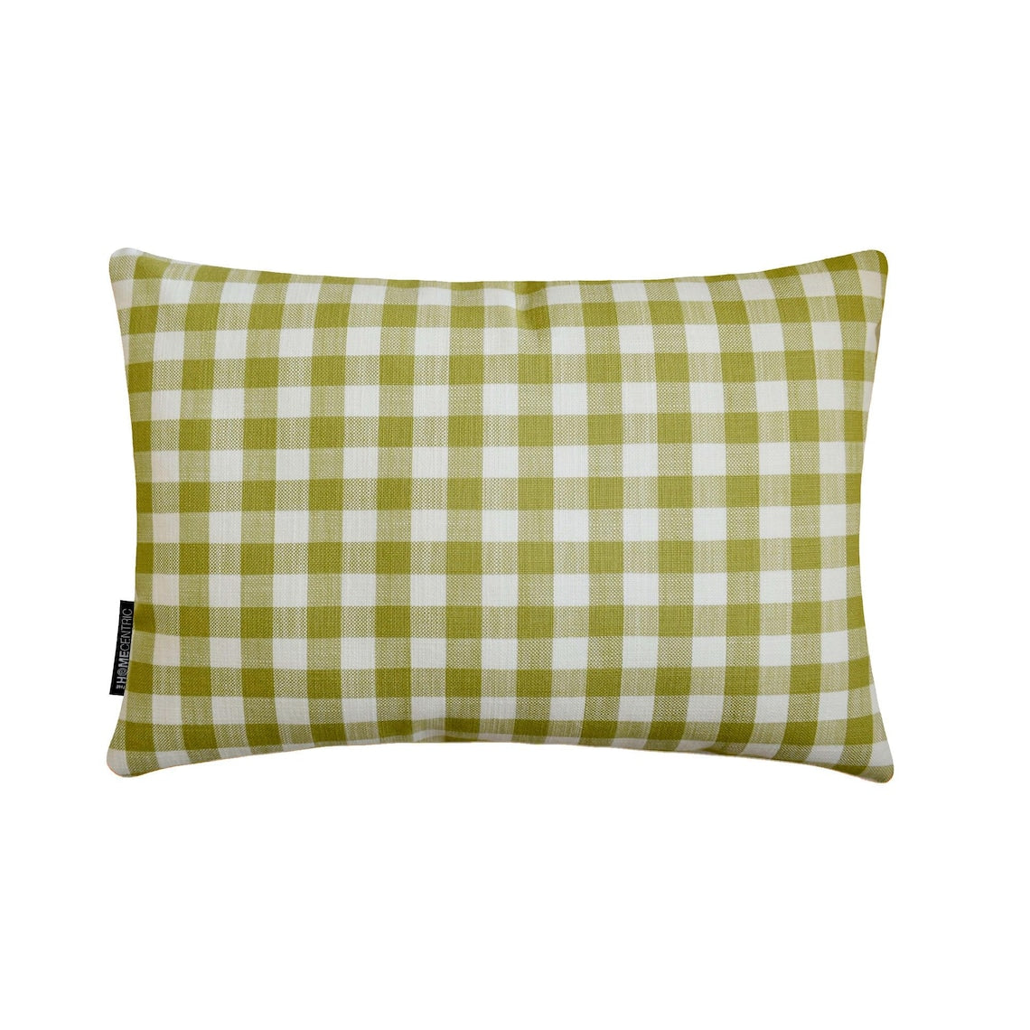 Grid Loom Verde Lumbar Pillow Cover