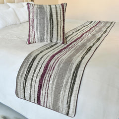 Berry Twist Decorative Bed Runner and Pillow Cover
