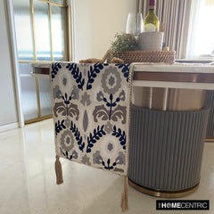 Atushi - Beige Linen Decorative Table Runner