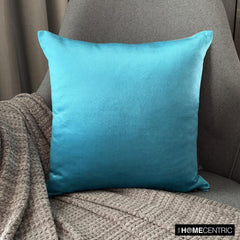 Teal Velvet Throw Pillow Cover - Velvet Teal Jules