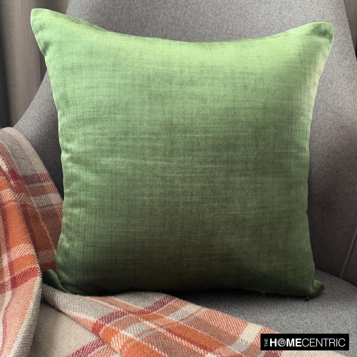 Emerald Green Velvet Throw Pillow Cover - Velvet Emerald Jules