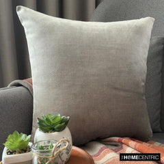 Velvet Choco Jules Throw Pillow Cover