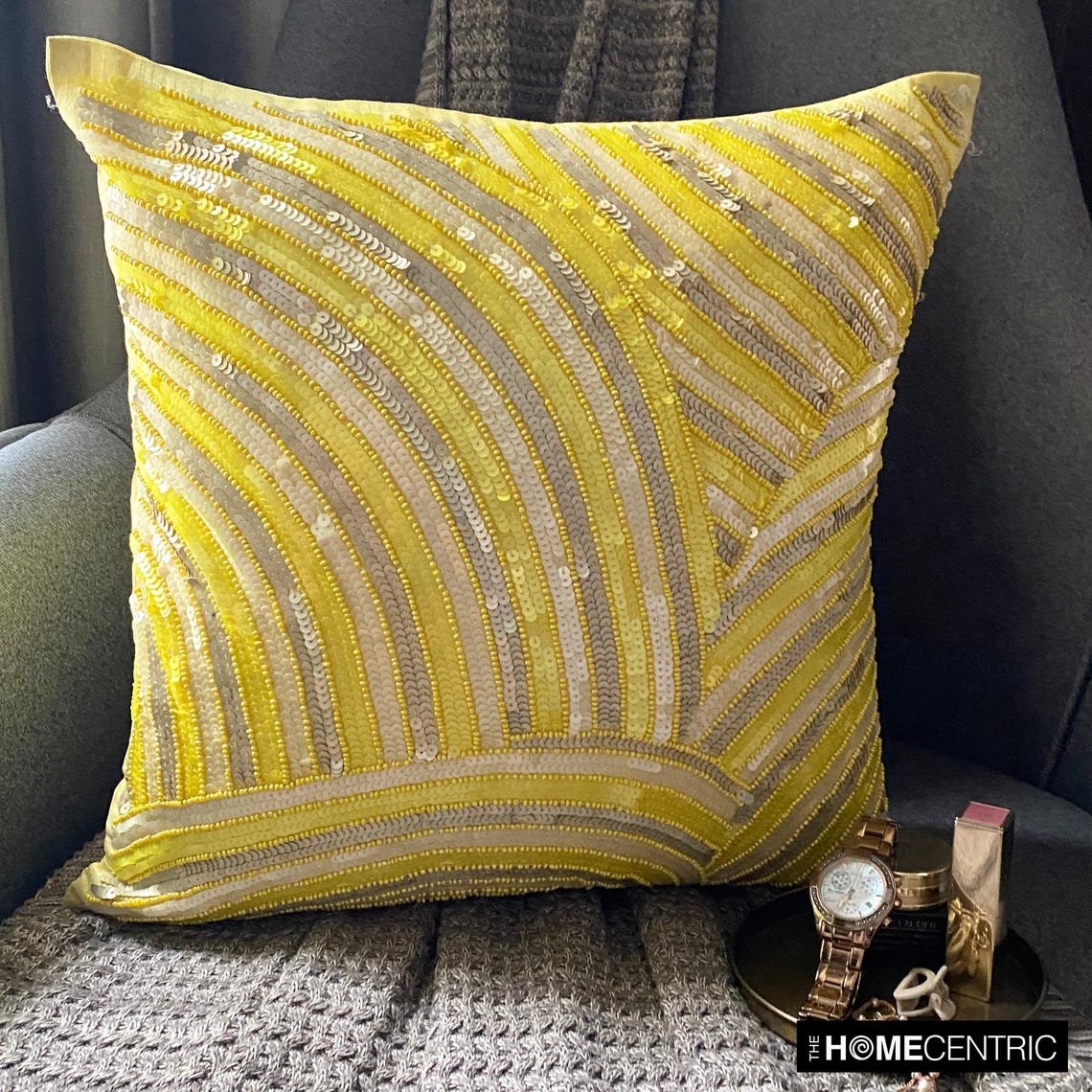Pearly Yellow Euro Sham