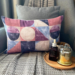 Canvas Tints Violet - Violet & Purple Cotton Canvas Lumbar Pillow Cover