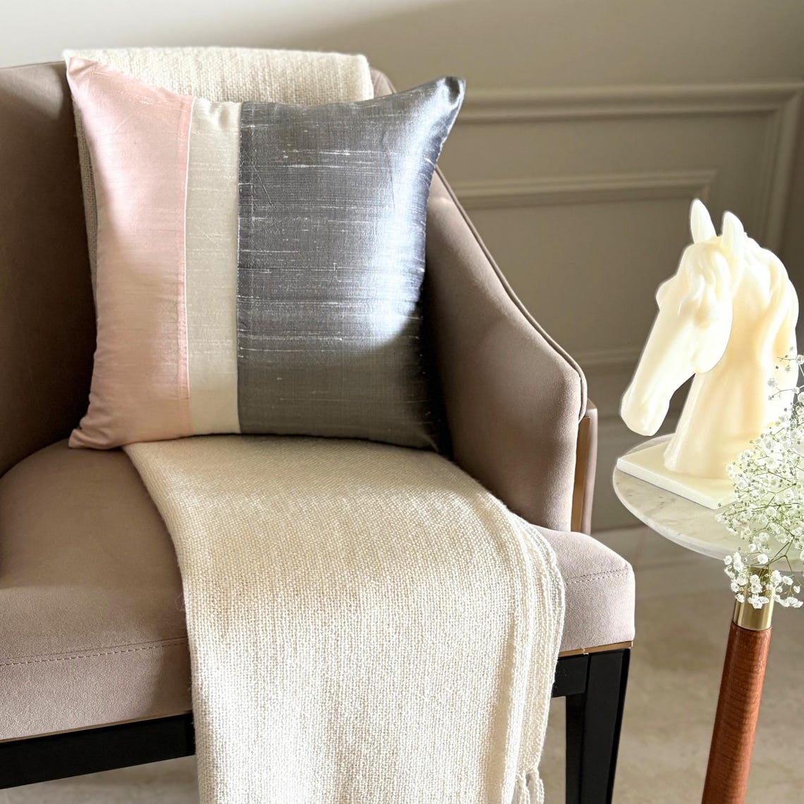 Splendour Pink Decorative Euro Sham