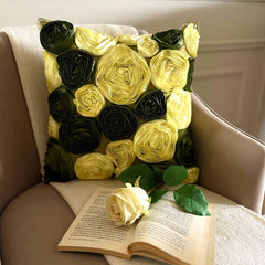 Vintage Olive Lover - Olive Green Art Silk Decorative Euro Sham