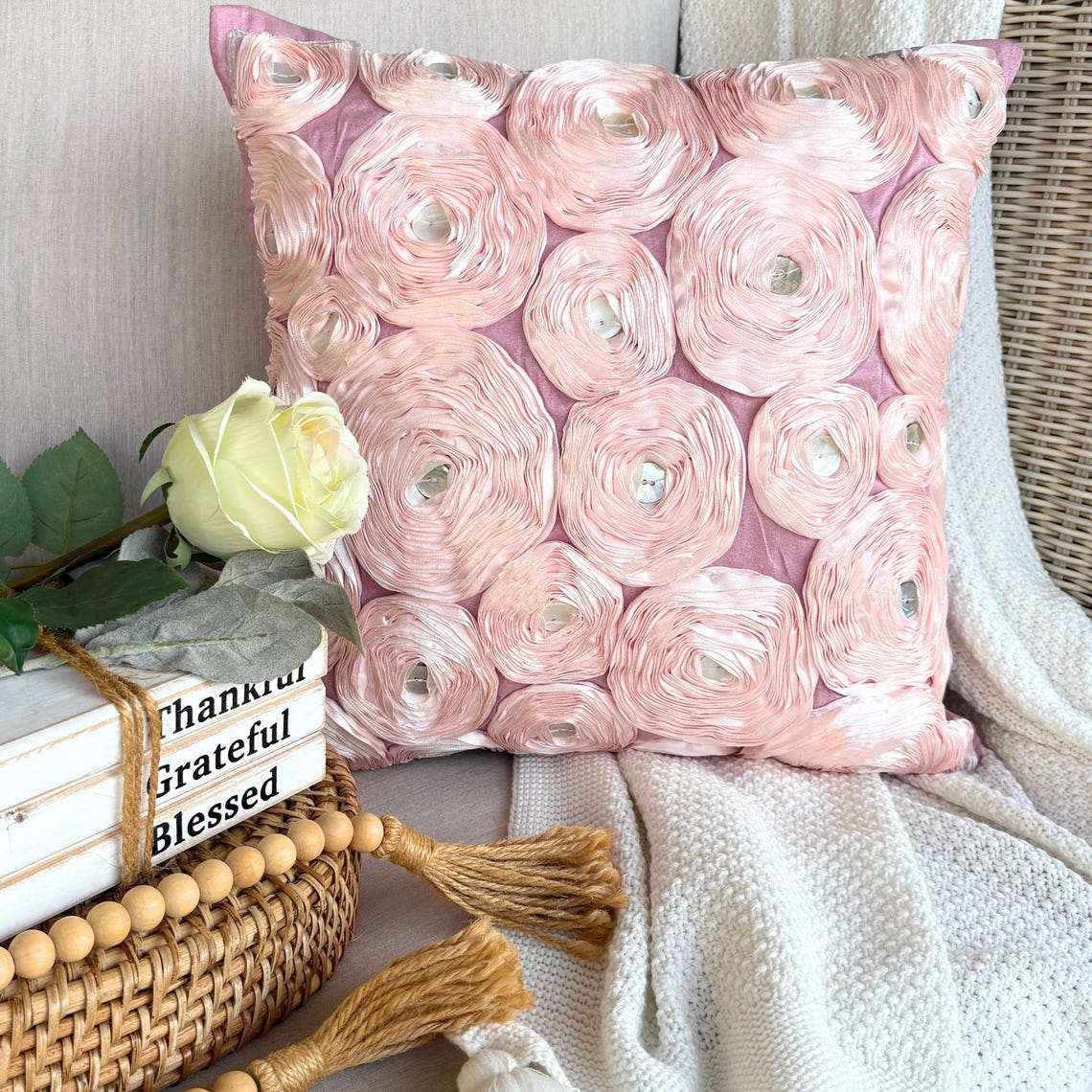 Vintage Romance Pillow Cover