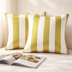 Chartreuse Vertical Throw Pillow Cover