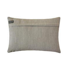 Ivory Velvet Lumbar Pillow Cover - Velvet Waves