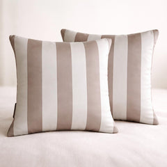 Mocha Vertical Throw Pillow Cover
