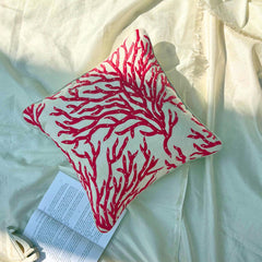 Coraline - Peach Linen Decorative Euro Sham