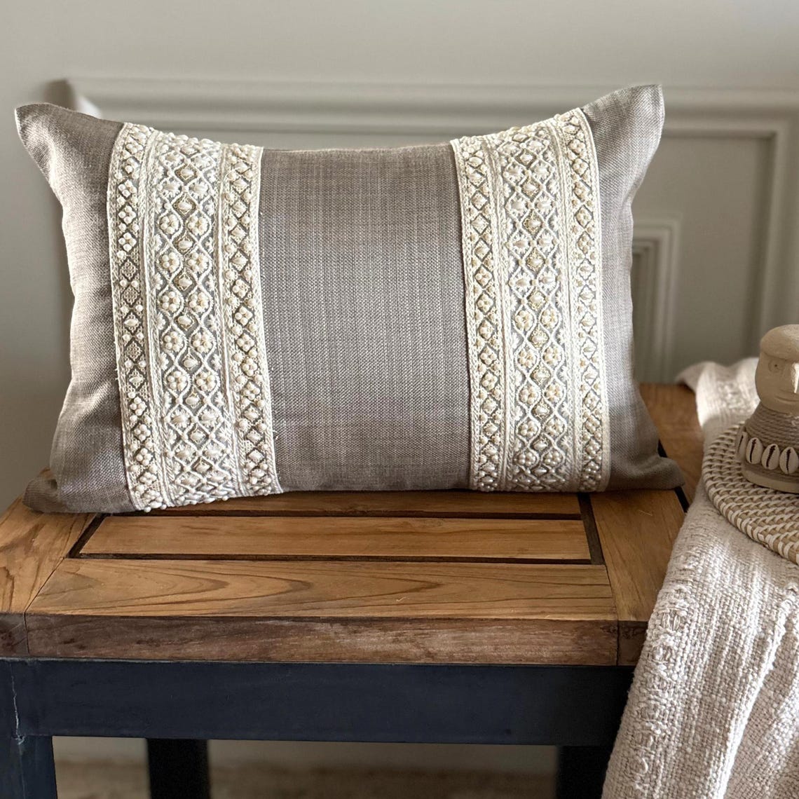 Pearl Weave Lumbar Pillow Cover