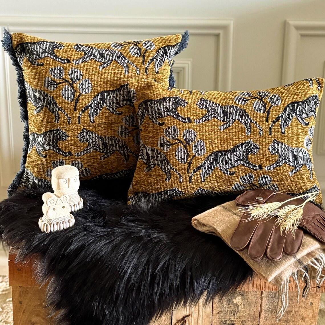Twilight Prowl Lumbar Pillow Cover