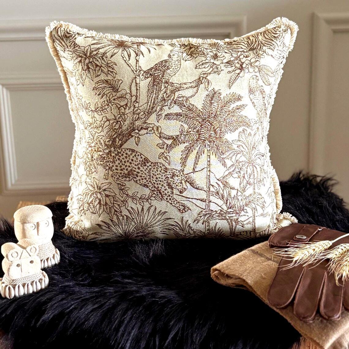 Savanna Reverie Throw Pillow Cover