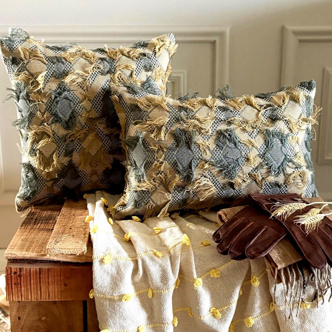 Nomad Diamonds Lumbar Pillow Cover