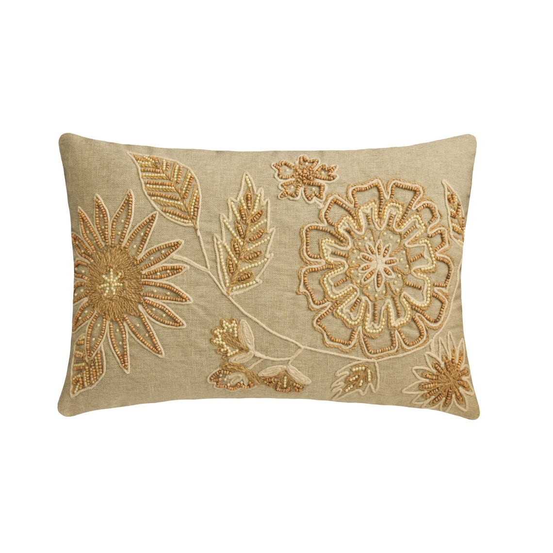 Floral Dune Lumbar Pillow Cover