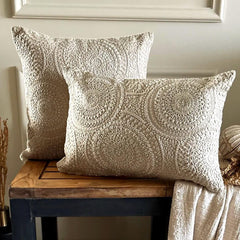 Pearl Mandala Lumbar Pillow Cover