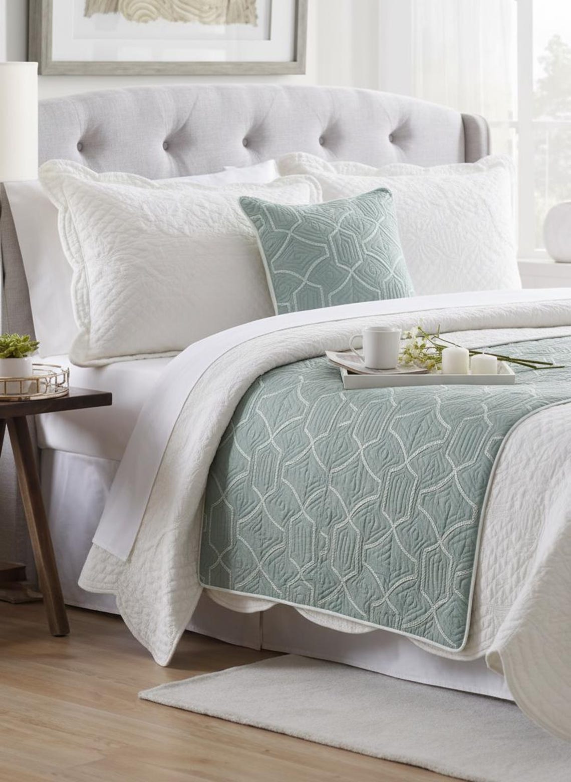 Atmosphere Decorative Bed Runner with Pillow Cover