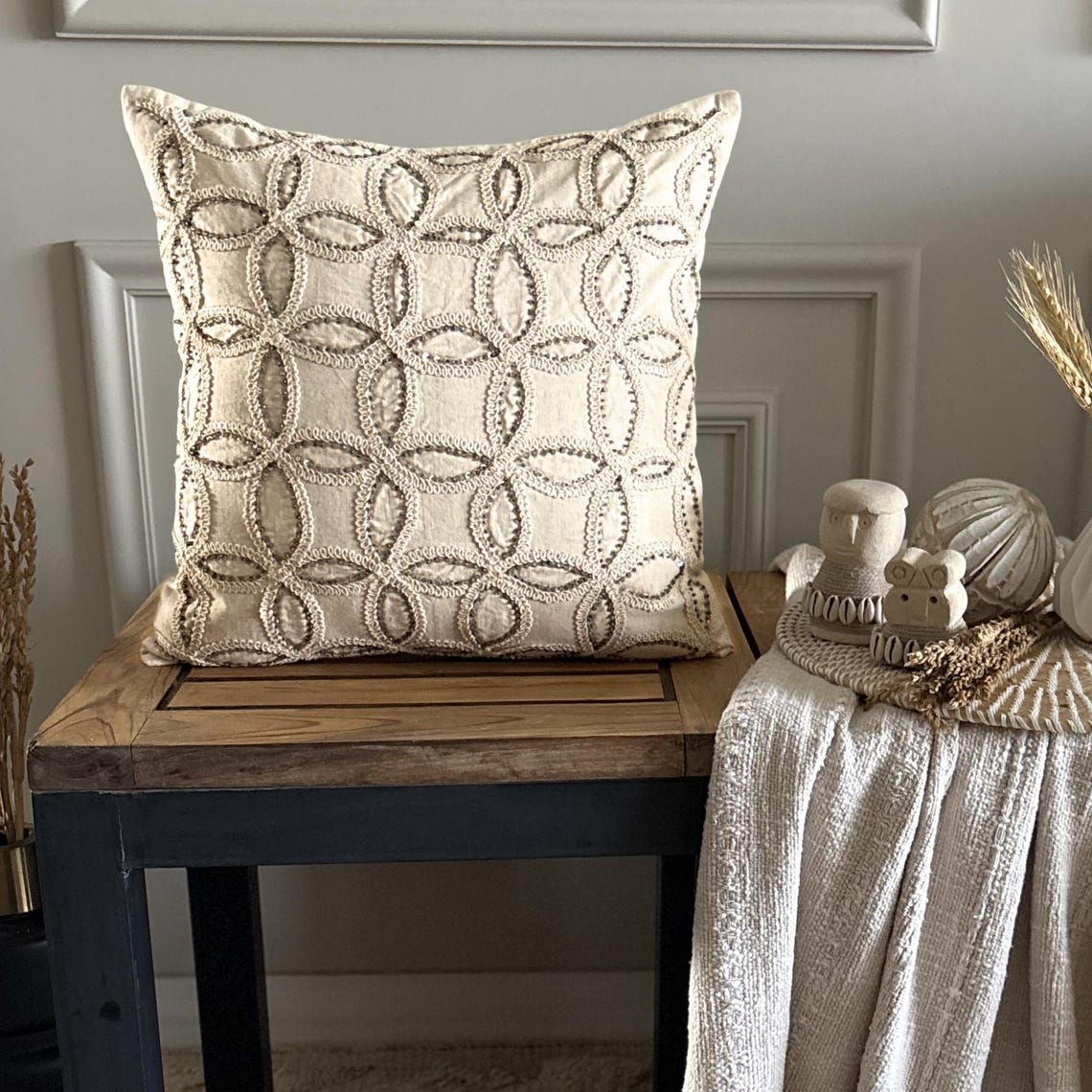 Alaina Throw Pillow Cover
