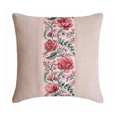 Blush Pink Linen Throw Pillow Cover - Blush Reverie