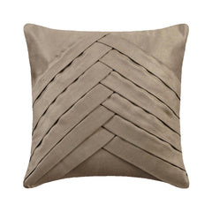 Stone Grey No Limits No Lines - Stone Gray Suede Throw Pillow Cover