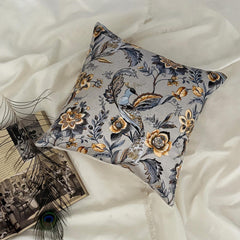 Peacock Beau Throw Pillow Cover