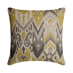 Chartreuse Linen Throw Pillow Cover - Terrosa