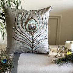 Peacock Feather Euro Sham