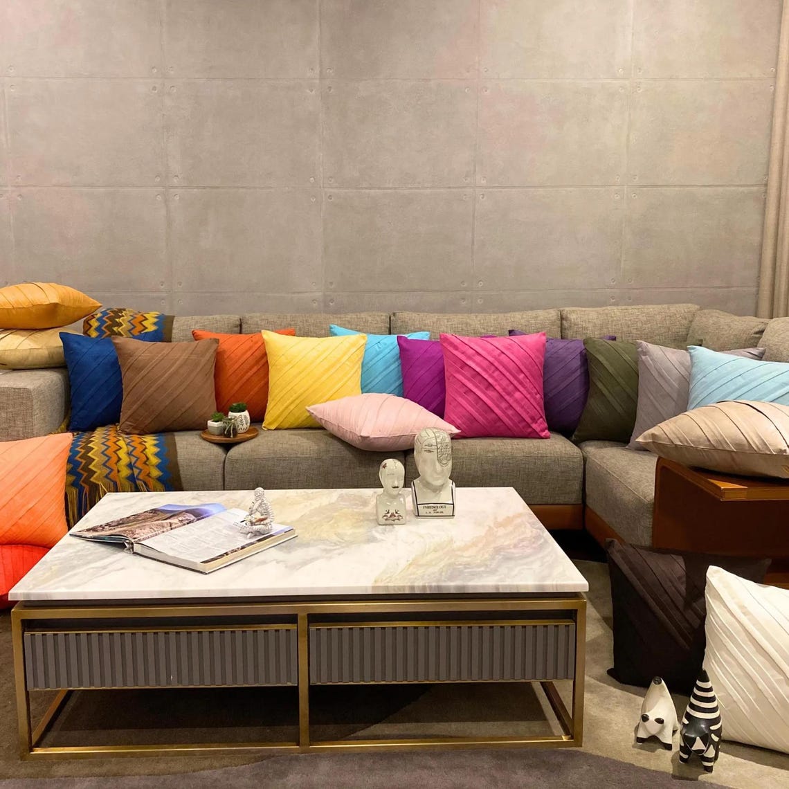 Contemporary Maple Butter Pillow Cover