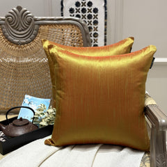 Green & Orange Luxury Throw Pillow Cover
