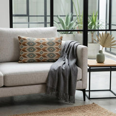 Beige Linen Throw Pillow Cover - Terrava Beige