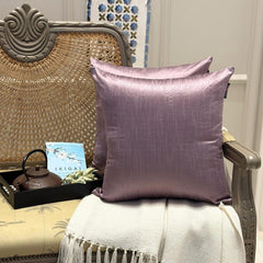 Orange Luxury Throw Pillow Cover