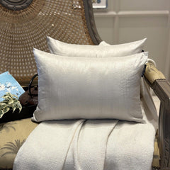 Light Gray Luxury Pack of 2 - Light Gray Art Silk Throw Pillow Cover